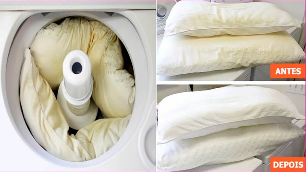Como lavar travesseiro na máquina