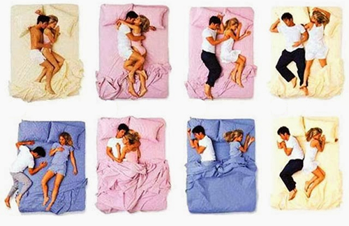 Posição em que um casal dorme diz muito sobre a relação