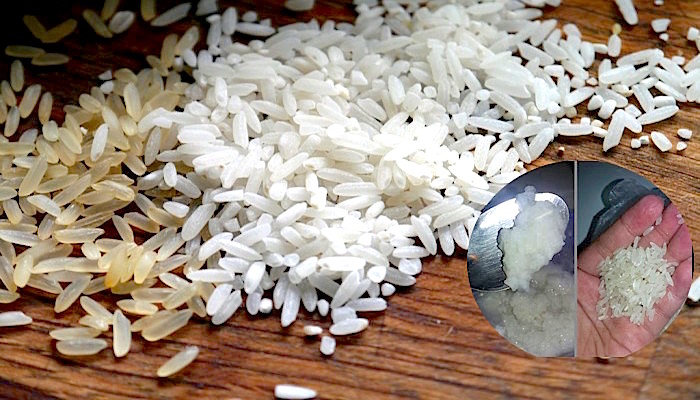 Arroz falso, arroz de plástico produzido na china  veja os risco para saúde