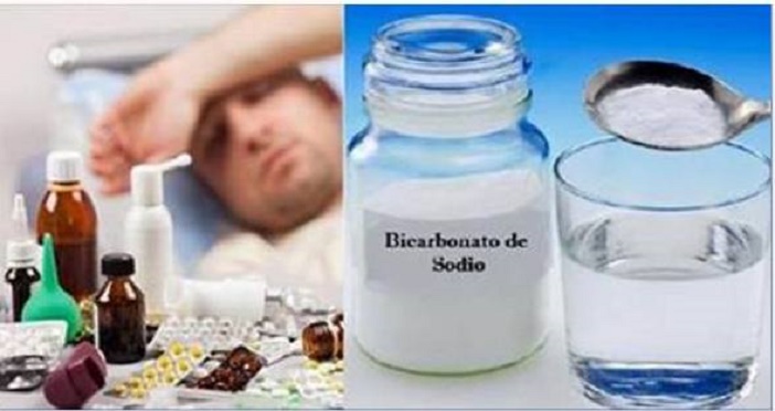 Remédio de bicarbonato de sódio pra gripe