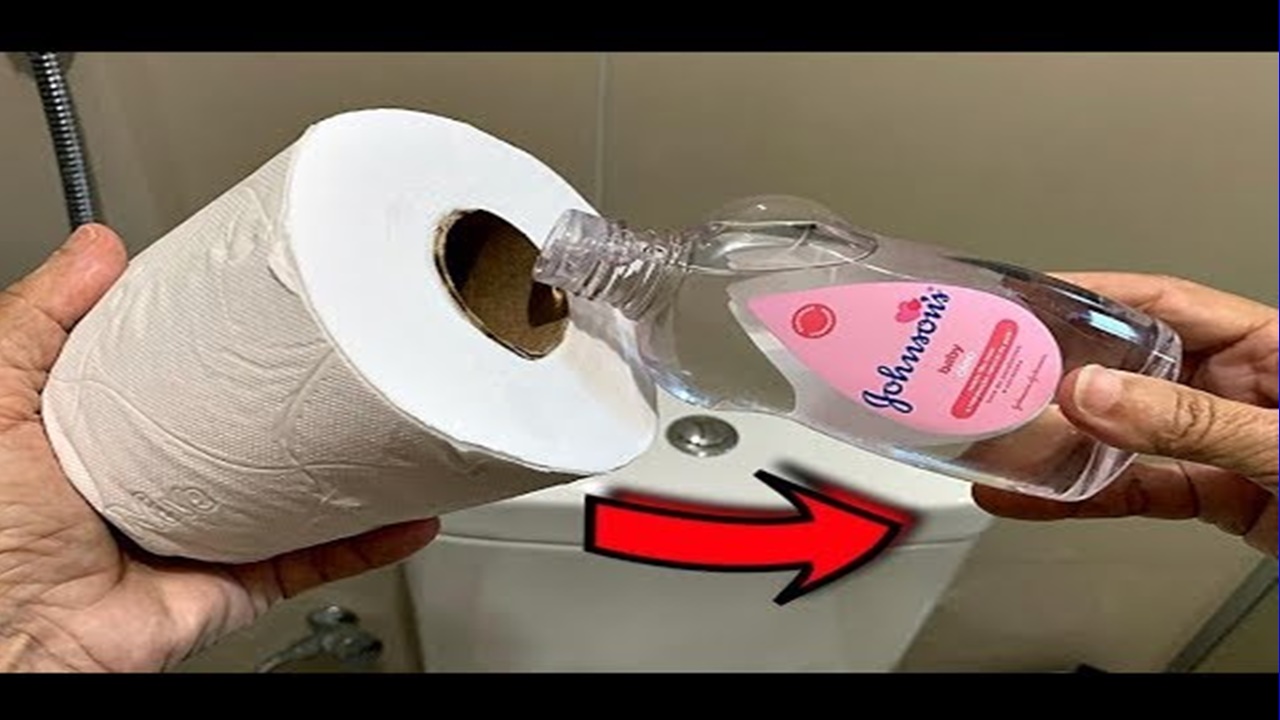 Como deixar o banheiro perfumado 24 horas por dia com óleo de bebê