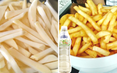 Use vinagre para ter batatas fritas sequinhas e crocantes