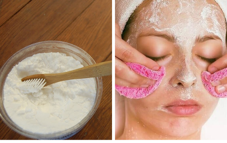 Máscara de bicarbonato e vinagre que elimina manchas, rugas e acne