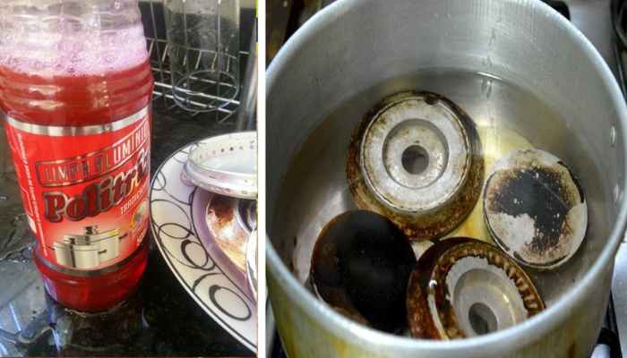 Receita Caseira Para Limpar boca do Fogão