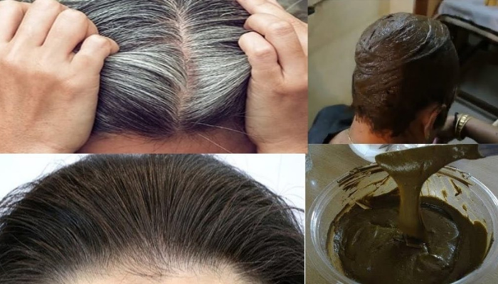 Tinta NATURAL p/CABELO BRANCO ??Aprenda a Preparar em CASA-CABELO BRANCO GRISALHO nunca ++