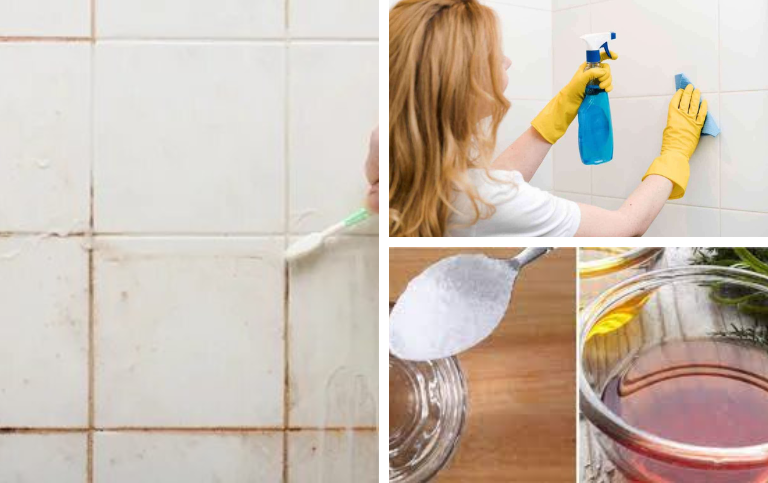 Rejunte encardido limpeza forma simples