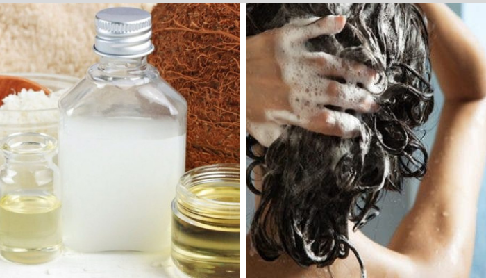 Shampoo caseiro 2 em 1