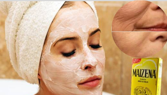 Máscara facial de Maizena
