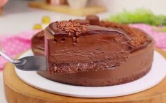 Torta Mousse de Chocolate Alpino: sem forno! Aprenda receita de confeiteira profissional, fácil e deliciosa
